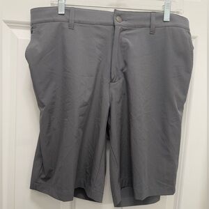 gray golf shorts